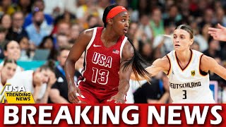 Jackie Young adds surprising lift as US women's basketball tops Nigeria to reach Olympic semifinals