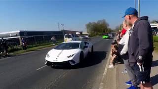 Cars Leaving Yorkshire Big Breakfast 2019