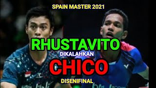 #spainmaster2021 #badminton. RHUSTAVITO dikalahkan CHICO disemifinal