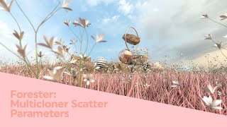 Cinema 4D - How to Use Forester: Multicloner Scatter Parameter