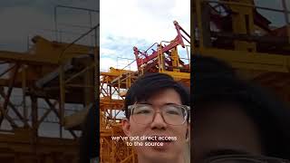 Exclusive Beijing Warehouse Tour: Unbeatable Tower Crane Deals!#towercrane #usedtowercrane