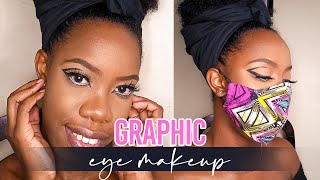 GRAPHIC LINER MAKEUP TUTORIAL + MASK