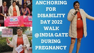 Anchoring during pregnancy for Disability day 2022 | Swati Sharma Singh #anchorinindia