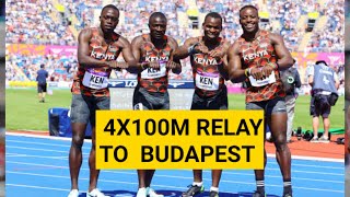 Ferdinand Omanyala leads historic 4x100M relay team || 2023 Budapest World Athletic Championships