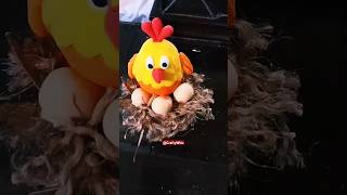 DIY Hen and Egg Craft Tutorial#shorts#viral#art#diy