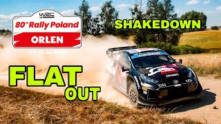 SHAKEDOWN HIGHLIGHTS | WRC RALLY POLAND 2024 • Flat out , pure sounds and max Attack