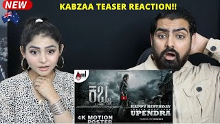 KABZAA | Upendra Birthday Motion Poster Reaction | Kichcha Sudeepa | R Chandru | Ravi Basrur BGM