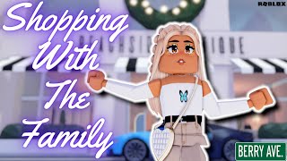 Berry Avenue 🏠RP - 🛍️Shopping With The Family 🏪