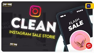 Clean Instagram Sale Stories Pack For Premiere Pro