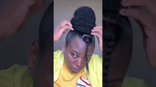 2 Minutes Easy Hairstyle NO GEL/ Natural Hair Styles