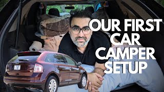 Our First Car Camping Setup (Part 1) | Kill Bear Provincial Park | Pakistani Car Camper In Canada