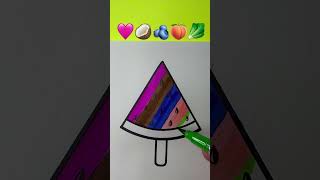 Satisfying creative art 💝🥥🫐🍑🥬 #viral #art #trending