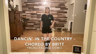 Dancin' In The Country line dance - DEMO (front-facing)