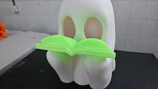 3D printed Halloween reading ghost#3dprinting#3dprinter#lager3dprinter