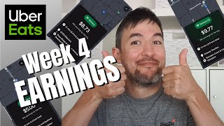 Uber Eats Australia Week 4 Earning Summary