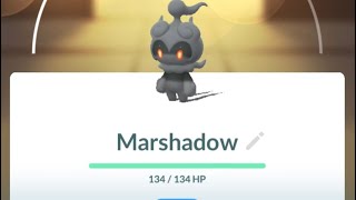 I just Caught Marshadow In Pokémon Go