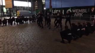 IMD dancers at Wembley park