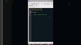 Writing Your First C++ Program #shorts #cpp #programming