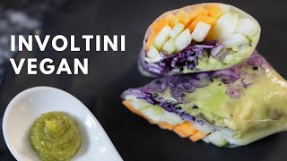 Ricetta - Involtini con fogli di Riso ( ricetta vegetariana )