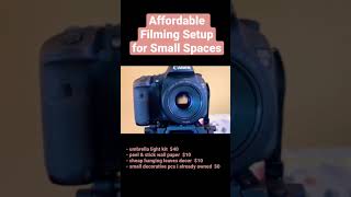 Affordable Filming Setup for Small Spaces | Backgrounds for Youtube, Photography, etc.