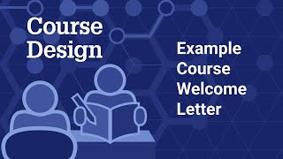 Example Course Welcome Letter