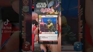 Booster Opening Star Wars unlimited  #starwars #tcg #packopening #unboxing #tradingcardgame