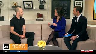 Alex from Le Patin Libre on CBS New York in February 2024