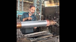 Incredible Machining Process of Giant Shaft with Old Technology