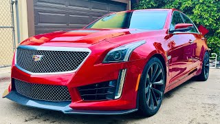 First time launching the 2017 CTS-V on the 1/8 mile drag strip