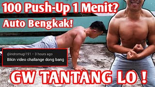 Gw Tantang Lo Push-Up 1 Menit Bisa Berapa? | Ini Record Gw 1 Menit PushUp Challenge!