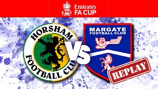 HIGHLIGHTS - FA Cup 3QR REPLAY - Horsham FC v Margate FC (A)