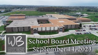 School Board Meeting - September 11, 2023