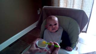 Eli trying solids