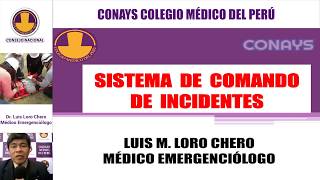 Módulo II Clase 1. Sistema de Comando de Incidentes Nivel Hospitalario: Experiencia de OPS