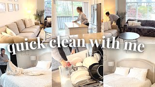 QUICK MOM LIFE CLEAN WITH ME || MOM LIFE SPEED CLEAN WITH ME || Taylor Marie Motherhood