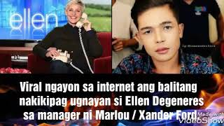 Ellen Degeneres Inembitar Si Xander Ford Sa Kanyang Show!!