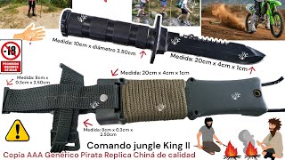 FOTOS Aitor Jungle King 1 2 I II JKI Navaja Cuchillo Supervivencia Táctico funda compacto Acero ABS