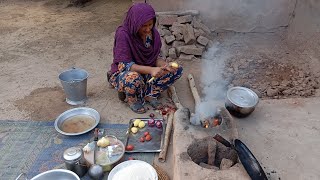 village sham ki handi roti Ki routine| Pakistan village food Aloo aur chana Dal Recipe