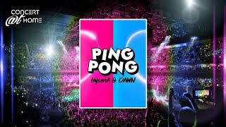 현아 x 던 (HYUNA x DAWN) - PING PONG | Concert Version (with fans)