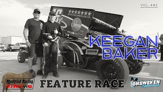 Hard charge to the front with Keegan Baker at Ohsweken Speedway #cratesprint #top10