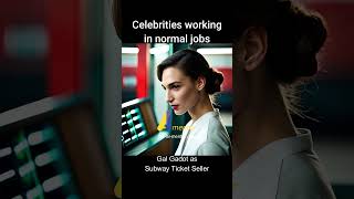 AI let celebrities working in normal jobs #shorts