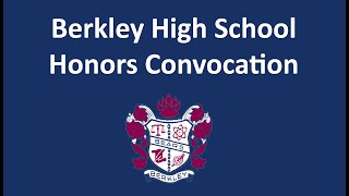 2020 Berkley High School Honors Convocation