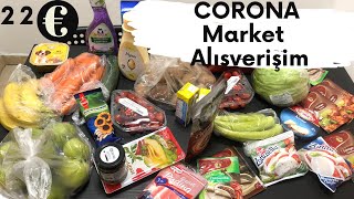 KARANTİNA MARKET ALIŞVERİŞİ ⁉️ 22 EURO’YA NELER ALDIM ?MARKET KUYRUĞU 🤯GÜZEL PEYNİRLER🧀