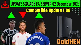 PS4 EA Sport FC 24 Update Squads Original From EA Server 02 December 2023