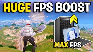 How To BOOST FPS in Fortnite On Low-End PC/ Laptop (EASY GUIDE)