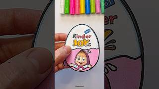 DIY Masha ULTRAFANK Kinder Joy / paper craft idea #masha