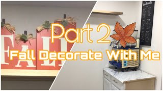 Fall decor part 2 | #falldecorating | Decorate With Me