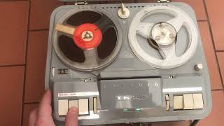 Grundig TK 27 Stereo magnetofon (reel to reel) presentation 1962