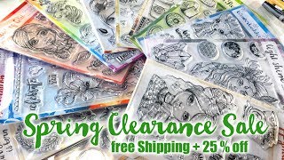 Huge Spring Sale: 25% off & free worldwide Shipping on these Cre8tive Cre8tions Stamps