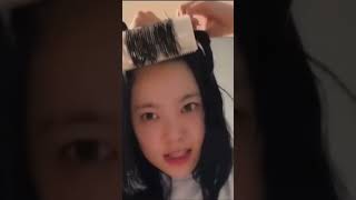 MESSY HAIR EUNCHAE | LE SSERAFIM FUNNY #kpop #chaewon #kpopgirlgroups #kazuha #twice #eunchae #kim